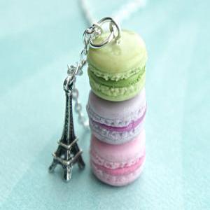 French Macarons Necklace