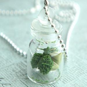 Broccoli In A Jar Necklace