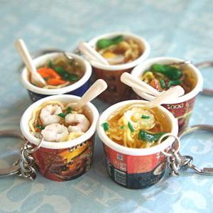 Instant Noodles Keychain