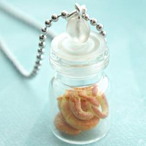 Pretzels In A Jar Necklace
