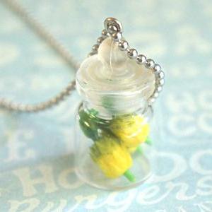Pineapples In A Jar Necklace
