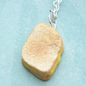 Grilled Cheese Sandwich Necklace