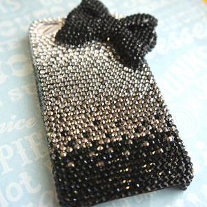 : Swarovski Crystal Studded Iphone 4/4s Phone Case