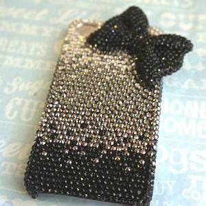 : Swarovski Crystal Studded Iphone 4/4s Phone Case