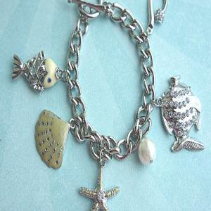 Marine Life Inspired Charm Bracelet