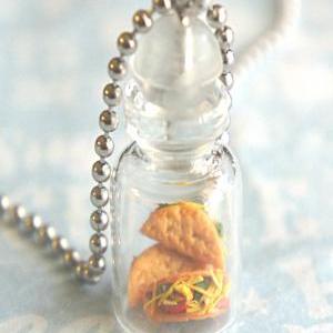 Tacos In A Jar Necklace