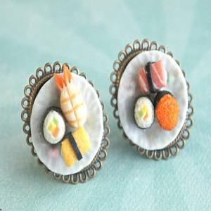 Sushi Plate Cameo Ring