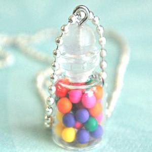 Gumballs In A Jar Necklace