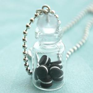 Oreo Cookies In A Jar Necklace