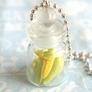 Corn In A Jar Necklace