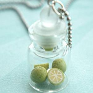 Limes In A Jar Necklace