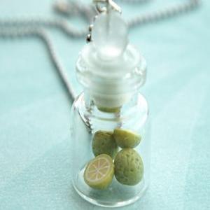 Limes In A Jar Necklace