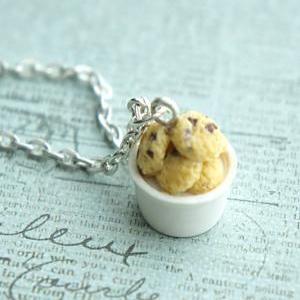 Chocolate Chip Cookies Necklace