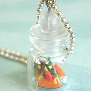 Pizzas In A Jar Necklace