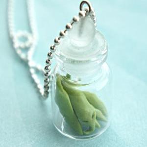 Snap Peas In A Jar Necklace