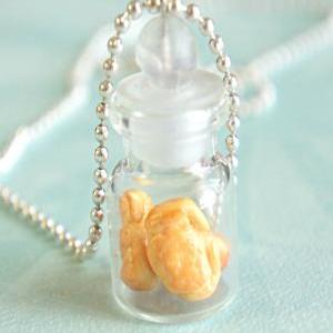 Croissants In A Jar Necklace