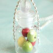 apples in a jar necklace