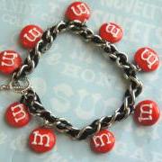 m&m's charm bracelet