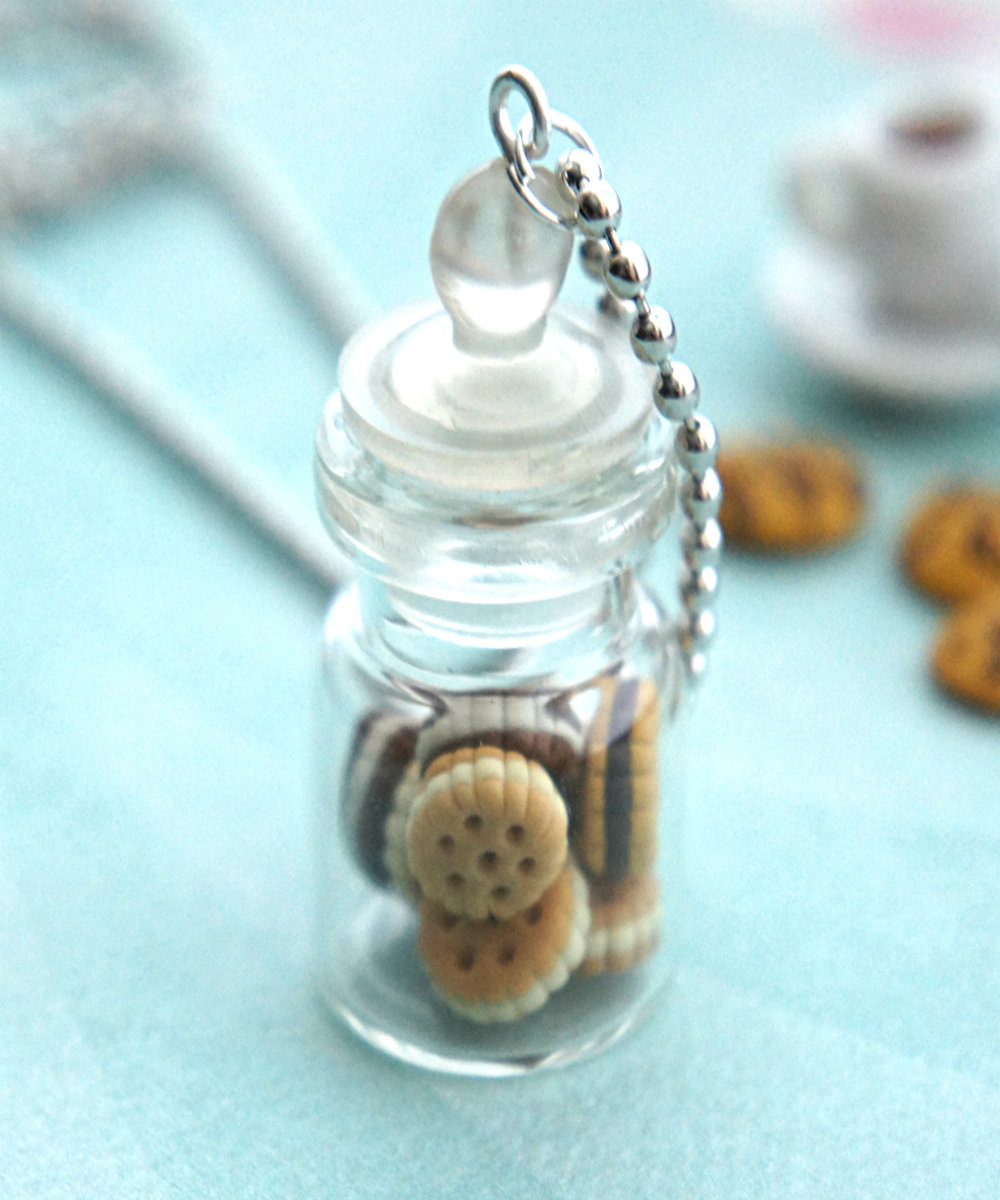 Cookie Sandwiches In A Jar Necklace