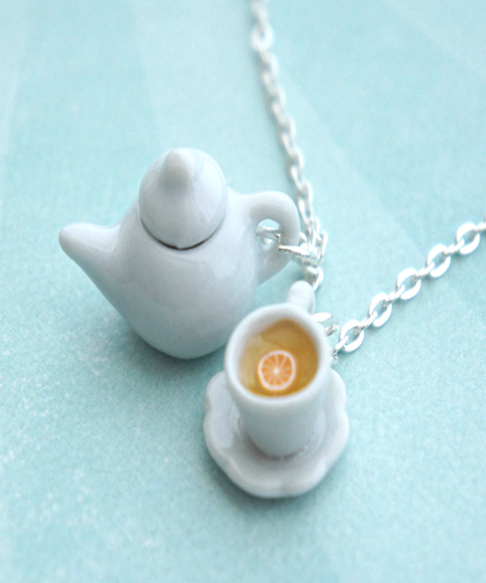 Tea Set Necklace