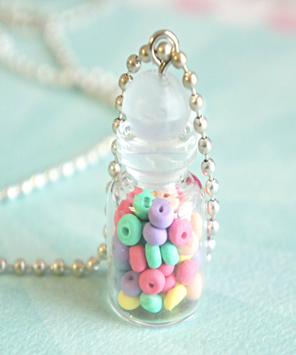 Fruit Loops In A Jar Necklace on Luulla