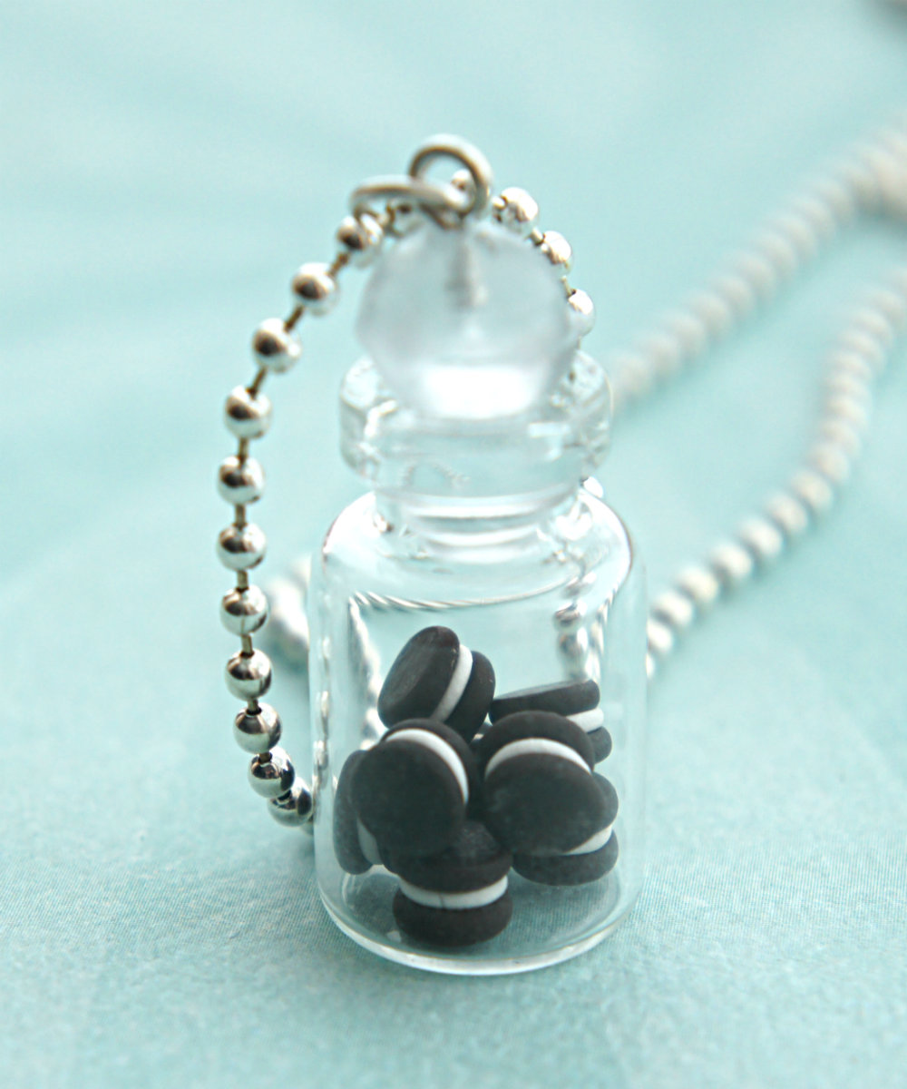 Oreo Cookies In A Jar Necklace