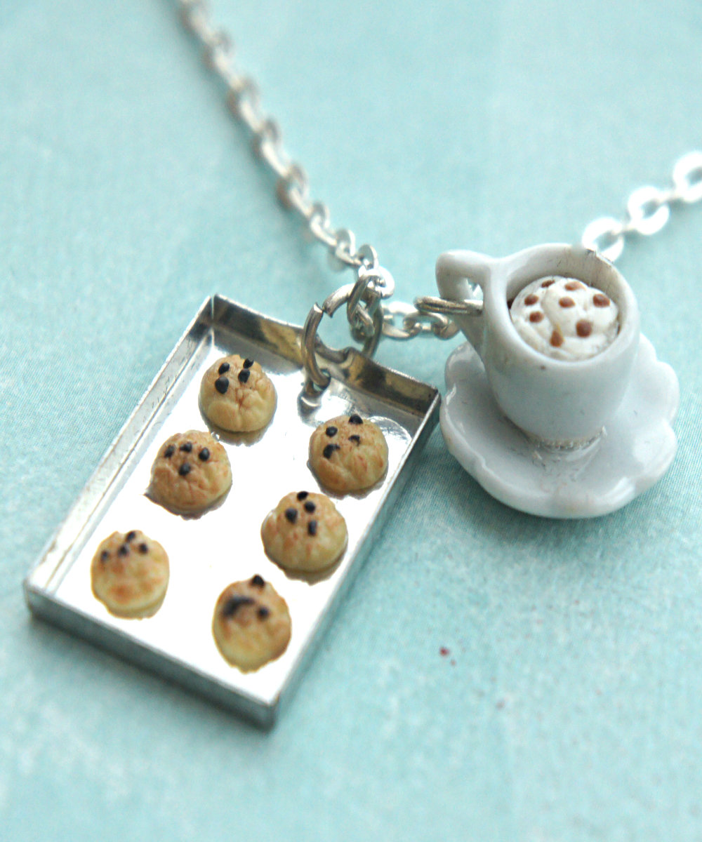 Cookies And Coffee Necklace