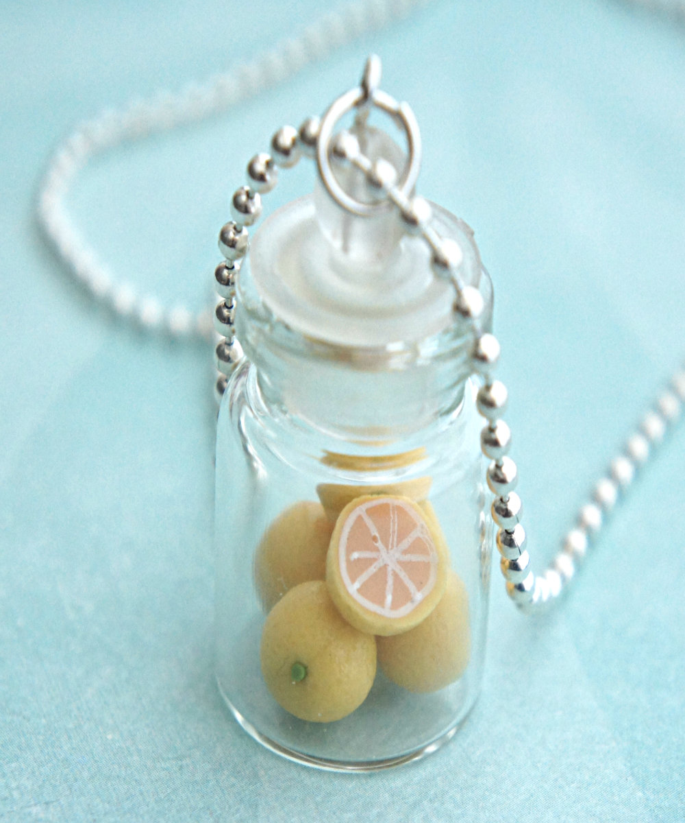 Lemons In A Jar Necklace
