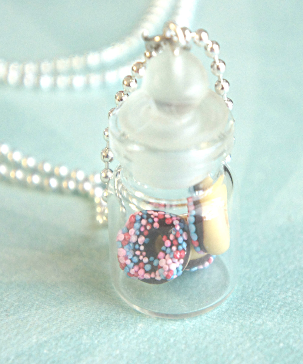 Donuts In A Jar Necklace