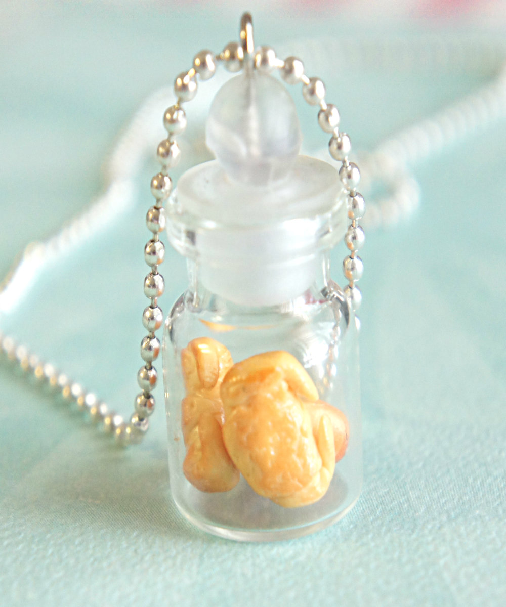 Croissants In A Jar Necklace