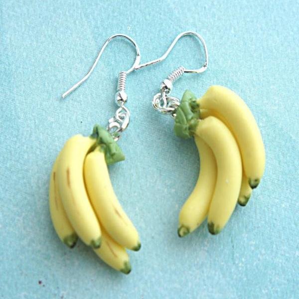 Banana Bunch Earrings - Fo..